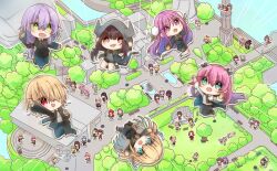  6+girls absurdres aikawa_megumi aoi_erika asakura_karen_(heaven_burns_red) asami_makiko_(heaven_burns_red) black_hair blonde_hair blue_eyes brown_hair bungo_yayoi byakko_(heaven_burns_red) carole_reaper charlotta_skopovskaya chibi chibi_only commentary_request date_akari glasses green_eyes hair_ornament hairpin hanamura_shiki heaven_burns_red highres higuchi_seika hiiragi_kozue irene_redmayne ishii_iroha izumi_yuki_(heaven_burns_red) kanzaki_adelheid kayamori_ruka kiryuu_miya kunimi_tama kura_satomi kurozawa_maki li_yingxia long_hair maria_de_angelis maruyama_kanata matsuoka_chiroru mikoto_fubuki minase_ichigo minase_sumomo mizuhara_aina multiple_girls murofushi_risa nanase_nanami_(heaven_burns_red) narby_(heaven_burns_red) natsume_inori nikaidou_misato ogasawara_hisame ooshima_ichiko ooshima_isuzu ooshima_minori ooshima_muua ooshima_niina ooshima_yotsuha pink_hair red_eyes sakuraba_seira satsuki_mari shirakawa_yuina sugawara_chie tenne_miko tezuka_saki toujou_tsukasa tsukishiro_mona ura_(ura-tennislove) vritika_balakrishnan yamawaki_bon_ivar yanagi_mion 