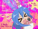  izumi_konata lucky_star microphone tagme 