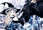  blue_eyes ebra_hem fingerless_gloves gloves hat kirisame_marisa touhou witch_hat 