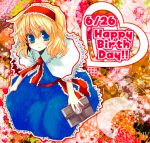  blonde_hair blue_eyes hairband happy_birthday ribbon ryuukichi touhou 