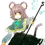  grey_hair lowres meeko mouse_ears mouse_tail nazrin red_eyes solo tail touhou 