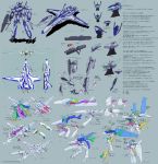  chart cockpit cross-section gun gunpod head highres knife kukri macross macross_frontier mecha missile n.u.n.s. original pilot rifle translation_request vf-36 weapon wings yutori_(clockwork_chicken) 