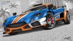  artist_name car english_commentary facebook_username highres imrinzlergtz_art instagram_logo mazzanti_evantra motor_vehicle no_humans original outdoors pixiv_logo spoiler_(automobile) sports_car twitter_logo vehicle_focus 