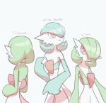  alternate_color artist_name blue_hair bob_cut colored_skin gardevoir green_hair hair_over_one_eye highres multicolored_skin pink_eyes pitari pokemon pokemon_(creature) shiny_pokemon simple_background smile two-tone_skin white_background white_skin 