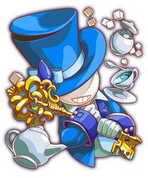  alternate_color anime_coloring aqua_necktie artist_request blue_hat blue_jacket blue_sleeve_cuffs blue_theme buttoned_cuffs buttons closed_mouth collar collared_jacket collared_shirt colored_skin crash_fever cup full_body game_cg gloves grin hat holding holding_key jacket key mad_hatter_(crash_fever) necktie no_eyes no_humans number_print numbered official_alternate_color official_art open_mouth outline plate print_sleeve_cuffs red_outline red_sleeves shirt simple_background sleeve_cuffs smile solo spoon square square_print sugar_cube tachi-e tea teacup teapot teardrop_ornament teeth third-party_source top_hat transparent_background white_collar white_gloves white_shirt white_skin 