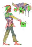  bad_link hat highres jester_cap skeleton sketch ville_kallio 