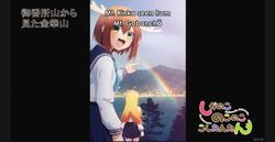  antlers koshi_torako long_hair multiple_girls real_world_location screencap screenshot shikanoko_noko shikanoko_nokonoko_koshitantan short_hair subtitled 