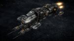  3d advanced_ship_(eve_online) attack_ship_(eve_online) blender_(medium) combat_ship_(eve_online) commentary cruiser_(eve_online) dark_background eve_online fire flying glowing loki_(eve_online) machinery military_vehicle minmatar_republic_(eve_online) nebula no_humans outdoors realistic science_fiction space spacecraft starry_background strategic_cruiser_(eve_online) tech_3_ship_(eve_online) vehicle_focus wjbarber 