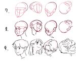  absurdres fujiwara_yoshito guide highres how_to lineart original simple_background sketch 