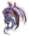  animal_focus artist_name dragon from_side full_body g.river horns monster no_humans open_mouth original scales sharp_teeth simple_background solo spikes tail teeth western_dragon white_background wings wyvern yellow_eyes 