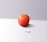  apple food food_focus fruit no_humans original simple_background still_life takasuma_hiro translated white_background 