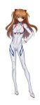  1girl arm_at_side artist_request blue_eyes bodysuit breasts covered_navel evangelion:_3.0+1.0_thrice_upon_a_time eyepatch final_gear full_body hair_ornament hairpods half_updo hand_on_own_hip highres interface_headset long_hair long_sleeves medium_breasts neon_genesis_evangelion number_print numbered official_art one_eye_covered orange_hair plugsuit rebuild_of_evangelion simple_background skin_tight skinny solo souryuu_asuka_langley standing tachi-e third-party_source transparent_background twintails very_long_hair white_bodysuit white_sleeves 
