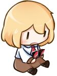  blonde_hair bob_cut brown_skirt card chibi chibi_only holding holding_card hololive hololive_english long_sleeves moon_ldl necktie red_necktie shirt short_hair simple_background skirt smol_ame sweatdrop uno_(game) virtual_youtuber watson_amelia watson_amelia_(1st_costume) white_background white_shirt |_| 