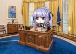 1girl azur_lane essex_(azur_lane) essex_face meme real_life real_world_location twintails white_house