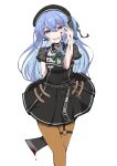  1girl absurdres axe beret black_beret blood blood_on_clothes blood_on_face blood_on_hands blood_on_weapon blood_splatter blue_eyes blue_hair blush bow bow_earrings breasts choker earrings hair_between_eyes hair_ribbon hand_on_own_face hat highres hokkegohan holding holding_axe hololive hoshimachi_suisei hoshimachi_suisei_(streetwear) jacket jewelry lace lace_choker lace_sleeves long_hair looking_at_viewer o-ring o-ring_thigh_strap official_alternate_costume official_alternate_hair_length official_alternate_hairstyle open_mouth orange_nails orange_pantyhose pantyhose quilted_headwear ribbon shirt side_ponytail smile solo star_(symbol) star_in_eye symbol_in_eye thigh_strap virtual_youtuber weapon white_background 