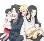  arms_around_neck baby baby_bottle black_hair black_nails black_pants black_shirt blonde_hair blue_eyes boruto:_naruto_next_generations bottle brother_and_sister child closed_eyes closed_mouth drinking facial_mark family fishnet_top fishnets glasses grey_eyes hair_between_eyes hand_on_another&#039;s_shoulder holding_baby hyuuga_neji itachi3413 jewelry long_hair long_sleeves nail_polish naruto_(series) necklace one_eye_closed onesie open_mouth pants parted_bangs red_shorts shirt short_hair shorts siblings smile spiky_hair t-shirt topknot uchiha_itachi uchiha_sarada uncle_and_nephew uncle_and_niece upper_body uzumaki_boruto uzumaki_himawari whisker_markings white_background white_eyes white_shirt wide_sleeves 