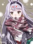 1girl azur_lane long_hair rabbit_ears scarf shimakaze_(azur_lane)