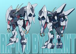 byalant cable character_name commentary_request gradient_background gundam machinery mecha mecha_focus mobile_suit no_humans redesign robot science_fiction teikoku_jokyoku thrusters titans_(gundam) vernier_thrusters zeta_gundam zeta_gundam_define 