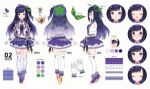  bad_source eggplant expressions frilled_skirt frills gloves hat idol leaf_hat_ornament long_hair natsumi_hachi nijigen_project purple_footwear purple_hair reference_sheet shoes skirt star_(symbol) thigh-highs violet_eyes virtual_youtuber white_gloves white_thighhighs 