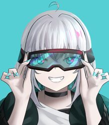  1girl absurdres esteban_(estebaneishon) goggles highres indie_virtual_youtuber michi_(vtuber) non-web_source 