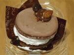  almond chocolate cream food food_focus macaron no_humans nut_(food) obatti47 original pastry 