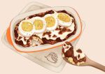  absurdres curry egg_(food) food food_focus highres no_humans original rice softboiled_egg spoon tray wooden_spoon yamamoto_hanabi 