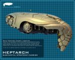  3d amarr_empire_(eve_online) battlecruiser_(eve_online) blue_background bo-fascadale carrier commentary concept_art english_text eve_online from_side glowing grid_background military_vehicle monochrome_background no_humans original photoshop_(medium) realistic reference_sheet science_fiction spacecraft vehicle_focus 