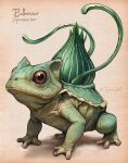  absurdres bulbasaur character_name christopher_stoll full_body highres no_humans pokemon pokemon_(creature) realistic shadow solo twitter_username 