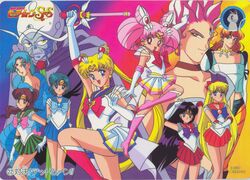  1990s_(style) 4boys 6+girls aino_minako artemis_(sailor_moon) artist_request back_bow bishoujo_senshi_sailor_moon bishoujo_senshi_sailor_moon_supers black_eyes black_hair blonde_hair blue_choker blue_eyes blue_hair blurry boots bow brown_hair chibi_usa choker cone_hair_bun copyright_name crossed_arms double_bun earrings elbow_gloves facial_mark fish_eye_(sailor_moon) floating_hair friends gloves green_choker green_skirt hair_bobbles hair_bun hair_ornament hawk_eye_(sailor_moon) headband heart heart_choker helmet high_ponytail hino_rei inner_senshi jewelry kino_makoto knee_boots leotard long_hair looking_at_viewer magical_girl miniskirt mizuno_ami multiple_boys multiple_girls official_art official_style pink_footwear pink_hair pointy_ears red_choker red_footwear red_skirt retro_artstyle sailor_chibi_moon sailor_collar sailor_jupiter sailor_mars sailor_mercury sailor_moon sailor_venus scan skirt smile spiky_hair standing tiara tiger_eye_(sailor_moon) toei_animation tsukino_usagi twintails very_long_hair zirconia_(sailor_moon) 