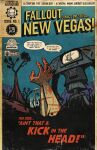  absurdres ambiguous_gender blood blood_on_hands blue_sky comic_cover courier_(fallout_new_vegas) cover cowboy english_text fallout:_new_vegas fallout_(series) grave highres magazine_cover ncr_veteran_ranger robot sky toastyghostey tree 