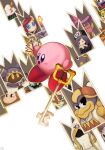  blush_stickers card character_request commentary_request francisca_(kirby) holding holding_card holding_weapon hyness keyblade kine_(kirby) king_dedede kingdom_hearts kingdom_hearts_chain_of_memories kingdom_key kirby kirby_(series) landia lizzle_(_dufz5278) marx_(kirby) meta_knight open_mouth waddle_dee weapon white_background 