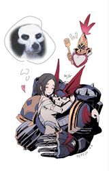  adeptus_custodes night_lords original shikath_(shiyorin) trahaerus_(shiyorin) warhammer_40k 