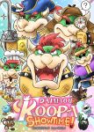  ? blooper_(mario) bob-omb bowser bracelet chef_hat coat colored_skin cosplay cowboy_hat detective detective_peach fangs food food_on_face goomba green_scarf hat highres holding holding_magnifying_glass horns ice_skates jewelry kamek kicdon koopa_troopa kung_fu_peach magnifying_glass male_focus mermaid_costume mighty_peach ninji open_mouth parody patissiere_peach piranha_plant princess_peach princess_peach:_showtime! princess_peach_(cosplay) scarf skates solid_oval_eyes sparkle spiked_bracelet spikes super_mario_bros. swordfighter_peach title_parody trench_coat wide_sleeves wings witch_hat yellow_skin 