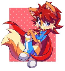  1boy animal_ears animal_nose blue_eyes blue_footwear boots brown_fur cape elias_acorn english_commentary felix_echaotix full_body furry furry_male highres male_focus red_cape simple_background solo sonic_(series) sonic_the_hedgehog_(archie_comics) tail 