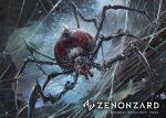  animal bug creature extra_eyes full_body hayaken_sarena logo looking_at_viewer monster official_art oversized_animal realistic solo spider zenonzard 