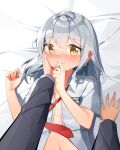  embarrassed indonesia loli looking_at_viewer sexually_suggestive short_hair white_hair 