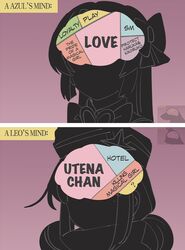  2girls an_sin araga_kiwi bow double_bun faceless green_jacket hair_bun hat highres jacket leoparde_(mahou_shoujo_ni_akogarete) long_hair magia_azure magical_girl mahou_shoujo_ni_akogarete military_hat minakami_sayo multiple_girls silhouette simple_background 