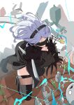  2b_(nier:automata) 8sjqzhap4pupzkc absurdres black_blindfold black_hairband blindfold boots covered_eyes feather-trimmed_sleeves feather_trim hairband highres nier:automata nier_(series) robot sword thigh-highs thighhighs_under_boots virtuous_contract weapon 
