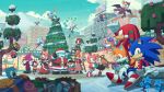  1other 6+boys 6+girls absurdres amy_rose animal_ears big_the_cat chaos_emerald charmy_bee cheese_(sonic) christmas christmas_ornaments christmas_tree conductor&#039;s_wife_(the_murder_of_sonic_the_hedgehog) conductor_(the_murder_of_sonic_the_hedgehog) cream_the_rabbit cubot digimin dr._eggman e-123_omega english_commentary espio_the_chameleon flicky_(character) floating flower flying froggy_(sonic) gloves highres hug husband_and_wife jewel_the_beetle kitsunami_the_fennec knuckles_the_echidna mother_and_daughter multiple_boys multiple_girls official_art orbot protagonist_(the_murder_of_sonic_the_hedgehog) robot rouge_the_bat santa_costume shadow_the_hedgehog silver_the_hedgehog smile snow sonic_(series) sonic_the_hedgehog sonic_the_hedgehog_(idw) sticks_the_badger surge_the_tenrec tails_(sonic) tangle_the_lemur the_murder_of_sonic_the_hedgehog tree vanilla_the_rabbit white_gloves winter_clothes wisp_(sonic) 