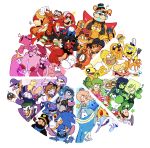  6+boys 6+girls ? adventure_time arcane:_league_of_legends blue_eyes blue_hair blue_skin character_request color_wheel_challenge colored_skin copyright_request crash_bandicoot_(series) crossover five_nights_at_freddy&#039;s five_nights_at_freddy&#039;s:_security_breach five_nights_at_freddy&#039;s_4 francoisl-artblog garfield glamrock_freddy glasses gregory_(fnaf) highres league_of_legends luigi multiple_boys multiple_drawing_challenge multiple_girls pink_skin purple_hair puss_in_boots shadow_the_hedgehog sonic_(series) sonic_the_hedgehog super_smash_bros. tails_(sonic) the_simpsons waluigi yoshi 