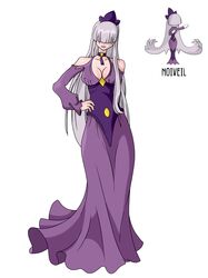  bride dress fakemon fakemon_(creature) ghost gijinka gothic grey_hair instagram_username jhonnyboyarts nintendo pokemon pokemon_(creature) tagme woman 