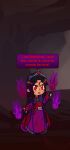  absurdres ash_ketchum black_hair demon_girl feminization fire genderswap highres non-web_source pokemon pokemon_(anime) possessed smile 