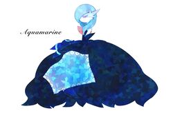  alternate_color black_dress black_fur black_gloves blue_hair closed_eyes colored_skin dress elbow_gloves english_text from_side gardevoir gloves half-closed_eyes iogi_(iogi_k) mega_gardevoir mega_pokemon pink_eyes pokemon pokemon_(creature) shiny_pokemon simple_background strapless strapless_dress umbreon white_background white_skin 