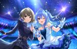 blue_eyes blue_hair dress hoshimachi_suisei idolmaster_cinderella_girls_starlight_stage long_hair