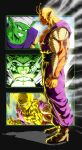  absurdres age_progression antennae aura black_eyes brown_footwear colored_skin dougi dragon_ball dragon_ball_super dragon_ball_super_super_hero dragon_ball_z from_side full_body glowing glowing_eyes goketerhc green_skin highres male_focus no_eyebrows orange_piccolo orange_skin pants piccolo pointy_ears potential_unleashed powering_up profile purple_pants purple_shirt red_eyes shirt sleeveless sleeveless_shirt steam upper_body v-neck yellow_skin 