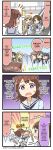 4koma 6+girls bang_dream! blush closed_eyes comic english_text hanasakigawa_school_uniform hanazono_tae heart ichigaya_arisa official_art okusawa_misaki open_mouth school_uniform star_hair_ornament sweatdrop toyama_asuka toyama_kasumi translated tsurumaki_kokoro ushigome_rimi yamabuki_saaya