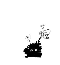  1boy 1girl commentary cone_horns electricity electrocution facing_viewer flying glowing glowing_eyes horns js_cm99 long_hair lowres lum monochrome moroboshi_ataru sidelocks simple_background sketch symbol-only_commentary urusei_yatsura 