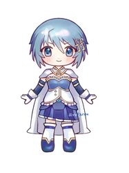  1girl chibi magical_girl mahou_shoujo_madoka_magica mahou_shoujo_madoka_magica_(anime) miki_sayaka ref3eren ukrainian_artist 