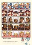  5boys artist_name black_hat blonde_hair blue_hair buggy_the_clown cigar closed_mouth clown_nose commentary crocodile_(one_piece) dark-skinned_male dark_skin donquixote_doflamingo dracule_mihawk dungeon_meshi dwarf earrings elf english_commentary eriochromatic facial_hair facial_mark going_merry gold_trim halfling hat high_collar high_ponytail highres hoop_earrings jewelry male_focus marshall_d._teach multiple_boys multiple_views mustache one_eye_closed one_piece orange-tinted_eyewear pirate_hat pointy_ears red_nose short_hair skull_print smile smoking stitches sunglasses tinted_eyewear tongue tongue_out twintails twitter_username white-framed_eyewear 
