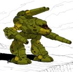  arm_cannon battletech cannon choujikuu_yousai_macross clouds darkton-artemis destroid dual_arm_cannons english_commentary machinery macross mecha monster_destroid no_humans original redesign robot robotech science_fiction shadow signature stone_rhino u.n._spacy weapon 